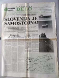 Naslovnica, Slavnostno Delo, 26.6.1991
