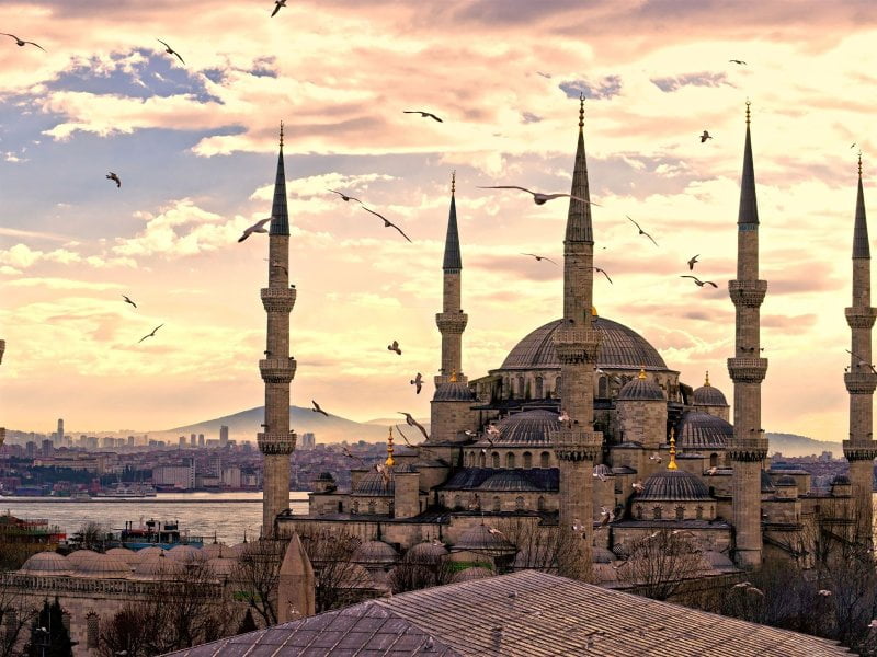 Sultan Ahmed mošeja, Istanbul Turčija
