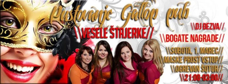Gallop Pub, Vesele Štajerek - plakat