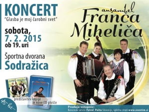 Koncert ansambla Franca Miheliča ob 45-letnici delovanja