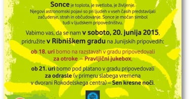 Junijske pripovedi za otroke in odrasle 2015