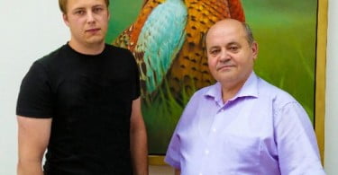 Novi podžupan občine Ribnica Domen Češarek in župan Jože Levstek