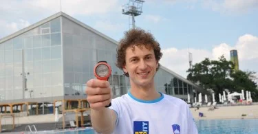 Samo Jeranko se je do brona dokopal z državnim rekordom. Foto: osebni arhiv