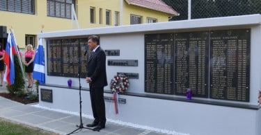 Na predsednika Pahorja je županov pogum sprave naredil globok vtis. : Bojan Rajšek