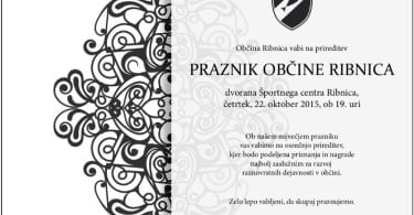 Praznik Občine Ribnica 2015, vabilo