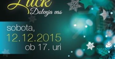 Prižig lučk 2015 v Dolenji vasi - plakat