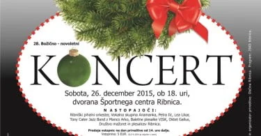 Božično-novoletni koncert v Ribnici 2015