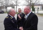 Predsednik Gasilske zveze Ribnica Cveto Marinšek (levo)