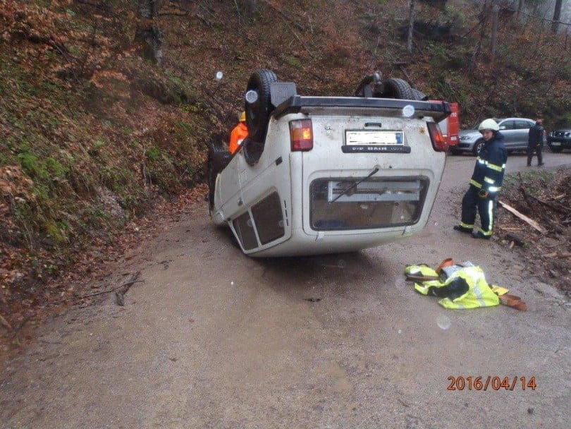 Prometna nesreča Draga, Loški Potok, 14.4.2016