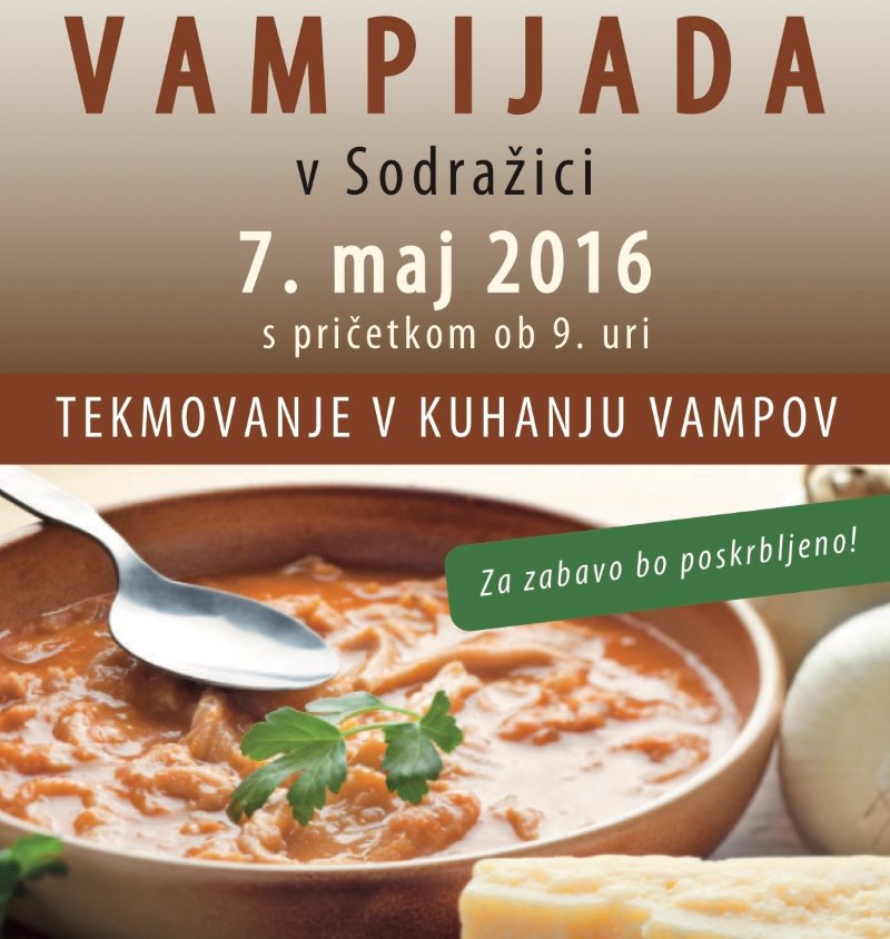 Vampijada 2016 v Sodražici - plakat