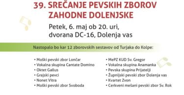 39. SREČANJE PEVSKIH ZBOROV