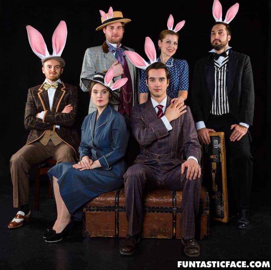 Aljaž Vesel (zadaj s klobukom)