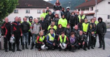 MzM motoristi pred odhodom v Sodražici