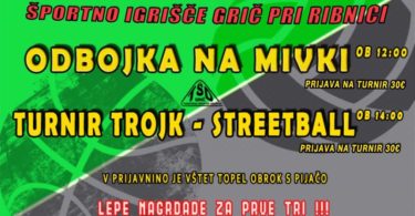 8. tradicionalni košarkarski in odbojkarski turnir TŠD GRIČ 2016