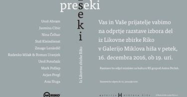 Vabljeni na odprtje razstave Iz likovne zbirke RIKO