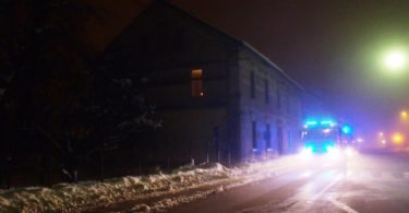 Dimniški požar na Kolodvorski ulici v Ribnici (22.1.2017)