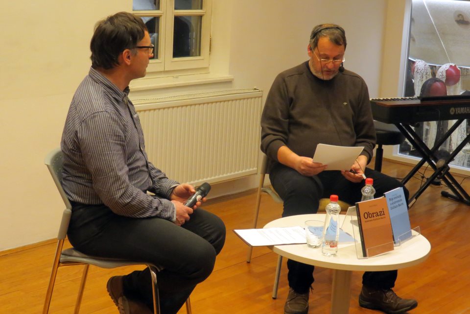 Janez Mate, predstavitev knjige Obrazi