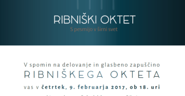 Vabilo: Ribniški oktet
