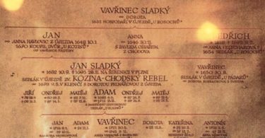Začetni dokument o rodovini na Češkem (1648), (Foto Jože Kozina, 2010)
