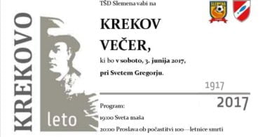 Krekov večer 2017