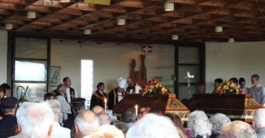 msgr. Stanislav Zore na pokopališču Videm v Prigorici