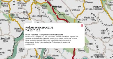 Požar v podjetju Si-Core v Travniku, Loški Potok