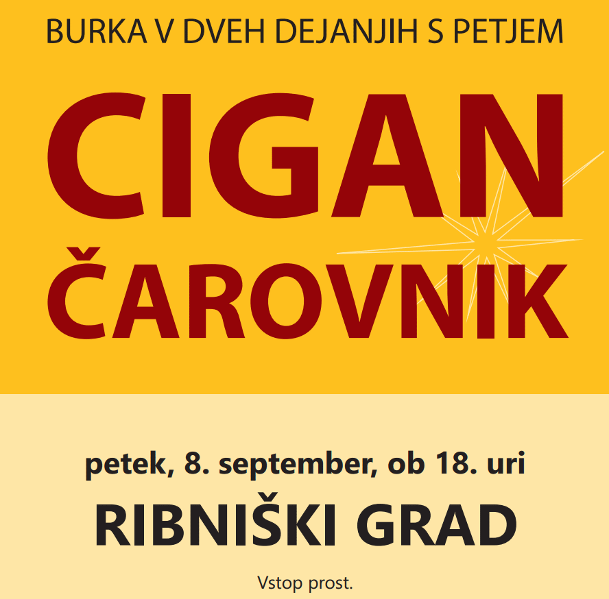 Cigan čarovnik, vabilo