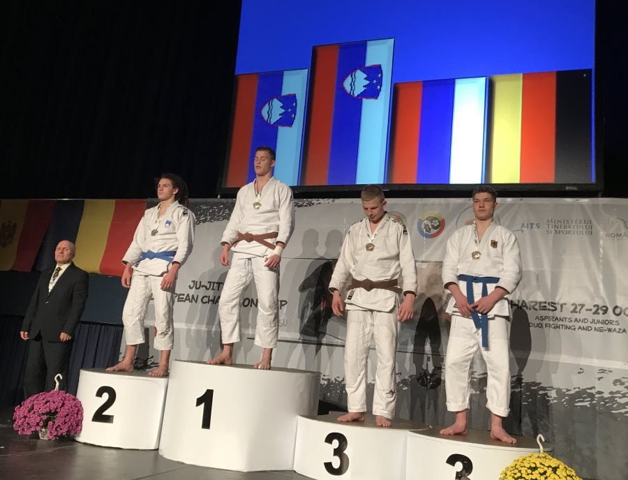 Gašper Marolt, ju-jitsu evropsko prvenstvo 2017 v Bukarešti