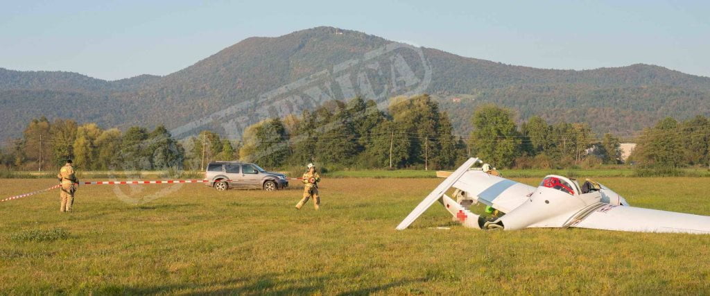 Letalska nesreča pri Ribnici, 2.10.2017