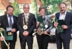 Z leve Janez Mihelič, župan Ivan Benčina, Marija Turk in Maks Lavrič