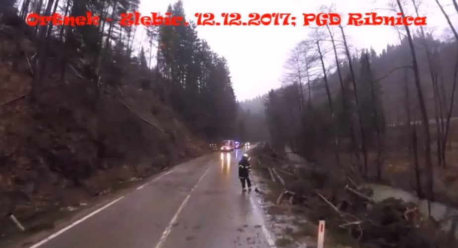 Cesta Ortnek - Žlebič, 12.12.2017