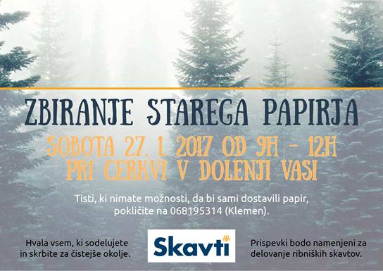 Akcija zbiranja starega papirja