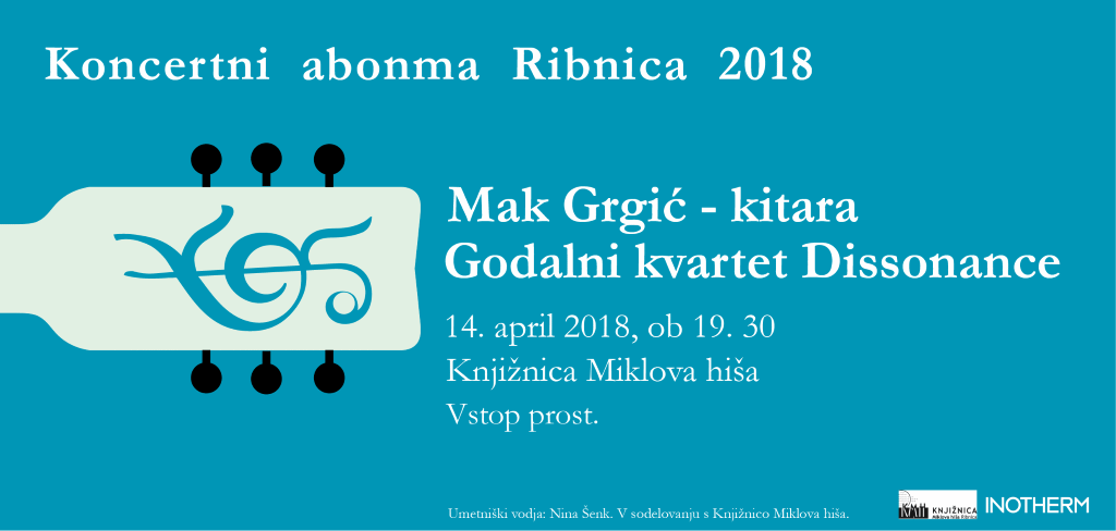 Koncert abonmaja Ribnica 2018, Godalni kvartet DISSONANCE