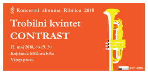 2. koncert abonmaja Ribnica 2018 Trobilni kvintet Contrast
