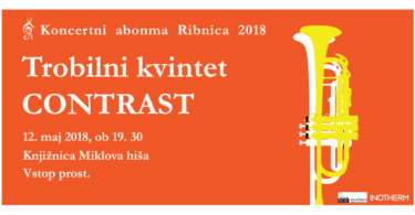 2. koncert abonmaja Ribnica 2018 Trobilni kvintet Contrast