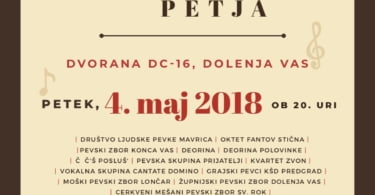 41. srečanje pevskih zborov Zahodnje Dolenjske