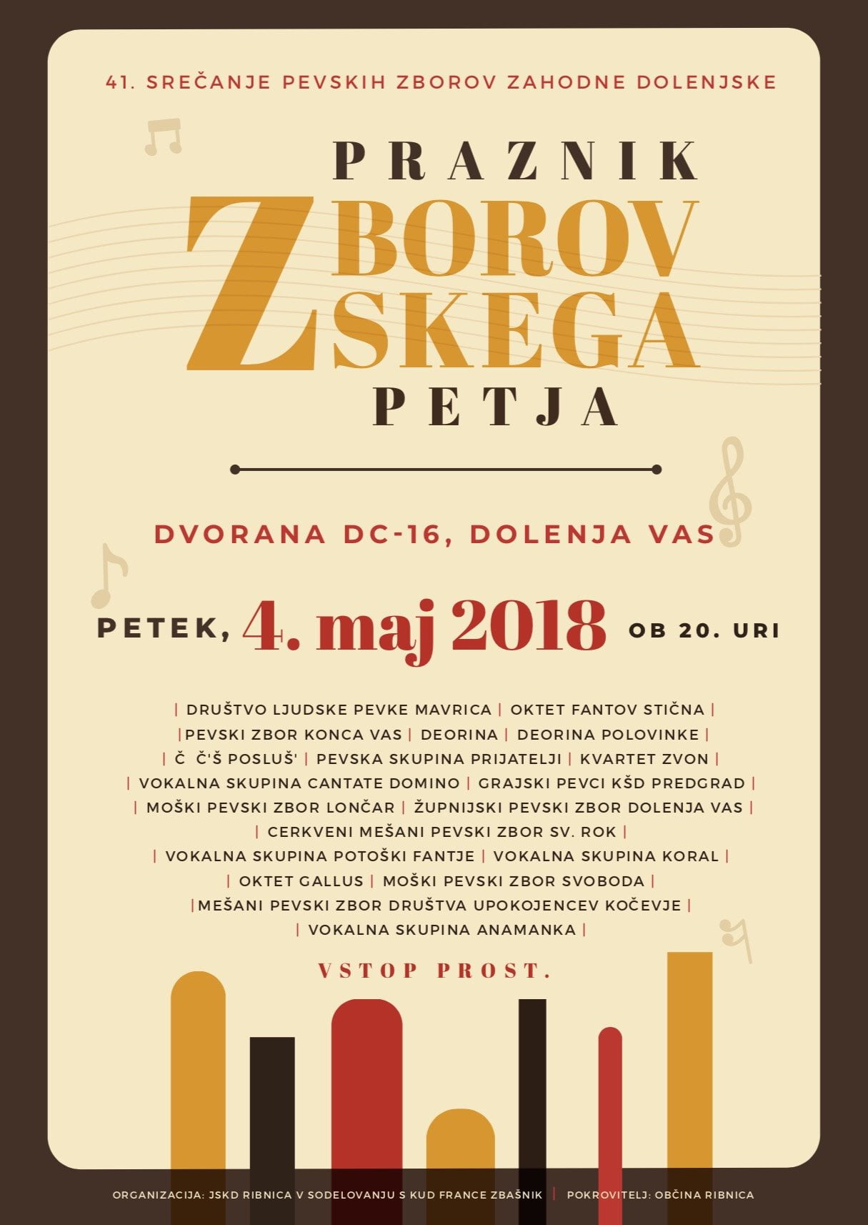 41. srečanje pevskih zborov Zahodnje Dolenjske