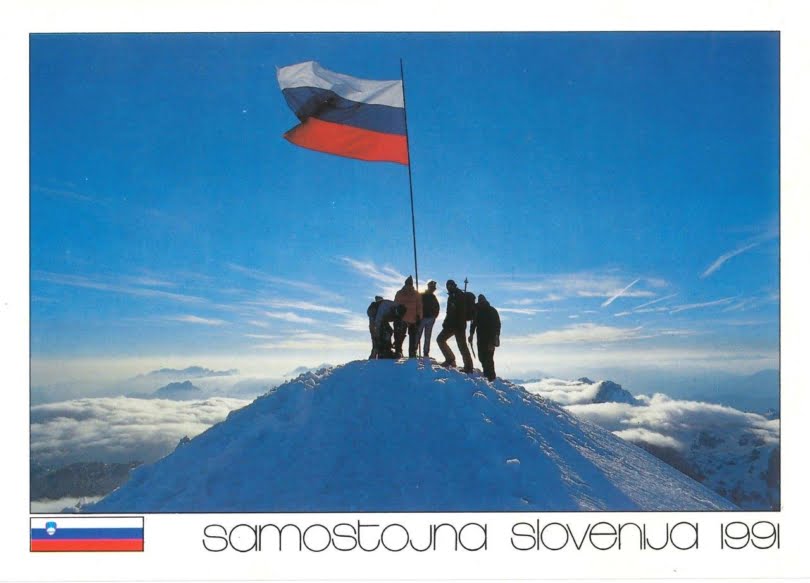 Samostojna Slovenija 1991, Triglav 2864m, najvišji vrh samostojne Slovenije junij 1991, Joco Žnidaršič, ČZP Kmečki