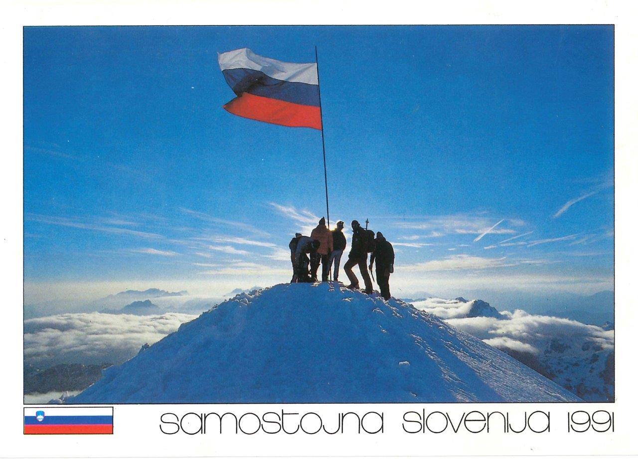 Samostojna Slovenija 1991, Triglav 2864m, najvišji vrh samostojne Slovenije junij 1991, Joco Žnidaršič, ČZP Kmečki