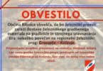 Obvestilo: Železnica
