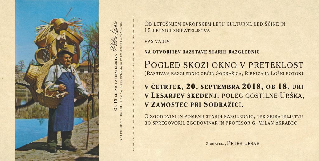 Pogled skozi okno v preteklost