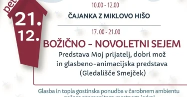 Čajanka z Miklovo hišo in Božično-novoletni sejem