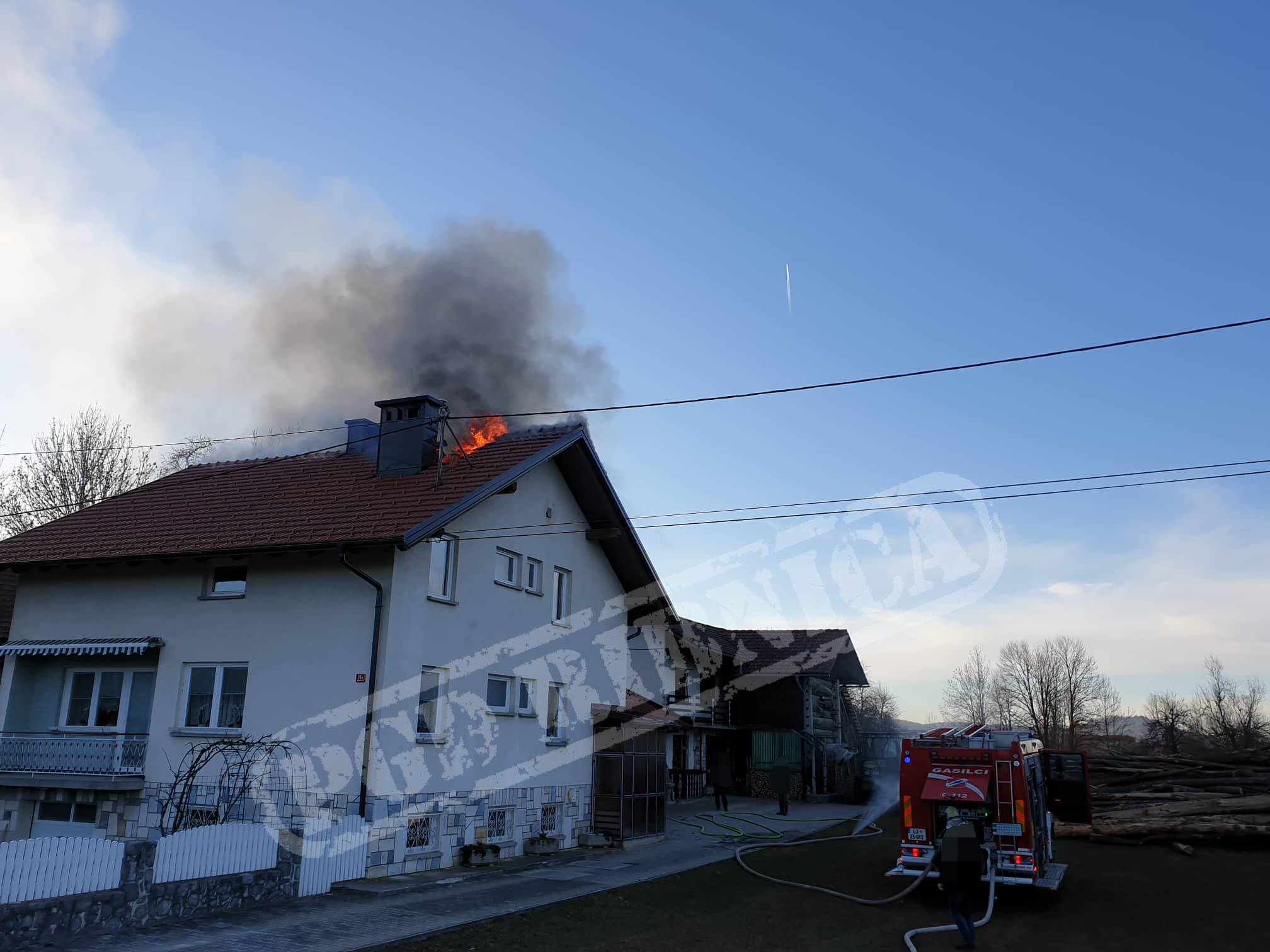 Požar v Goriči vasi, 23.2.2019