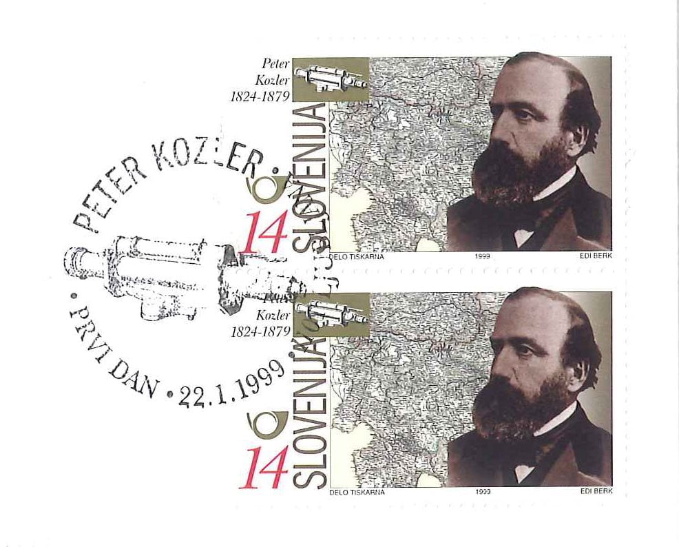 znamka Peter Kozler, izdana 22.1.1999