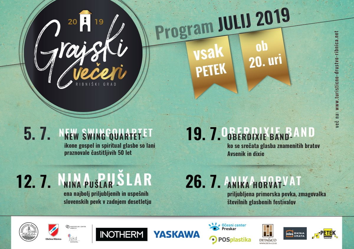 Grajski večeri 2019 - julij