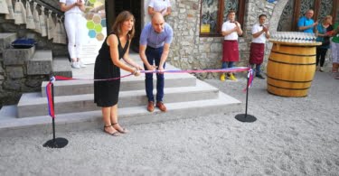 V ribniškem gradu odprli prvo INFO točko