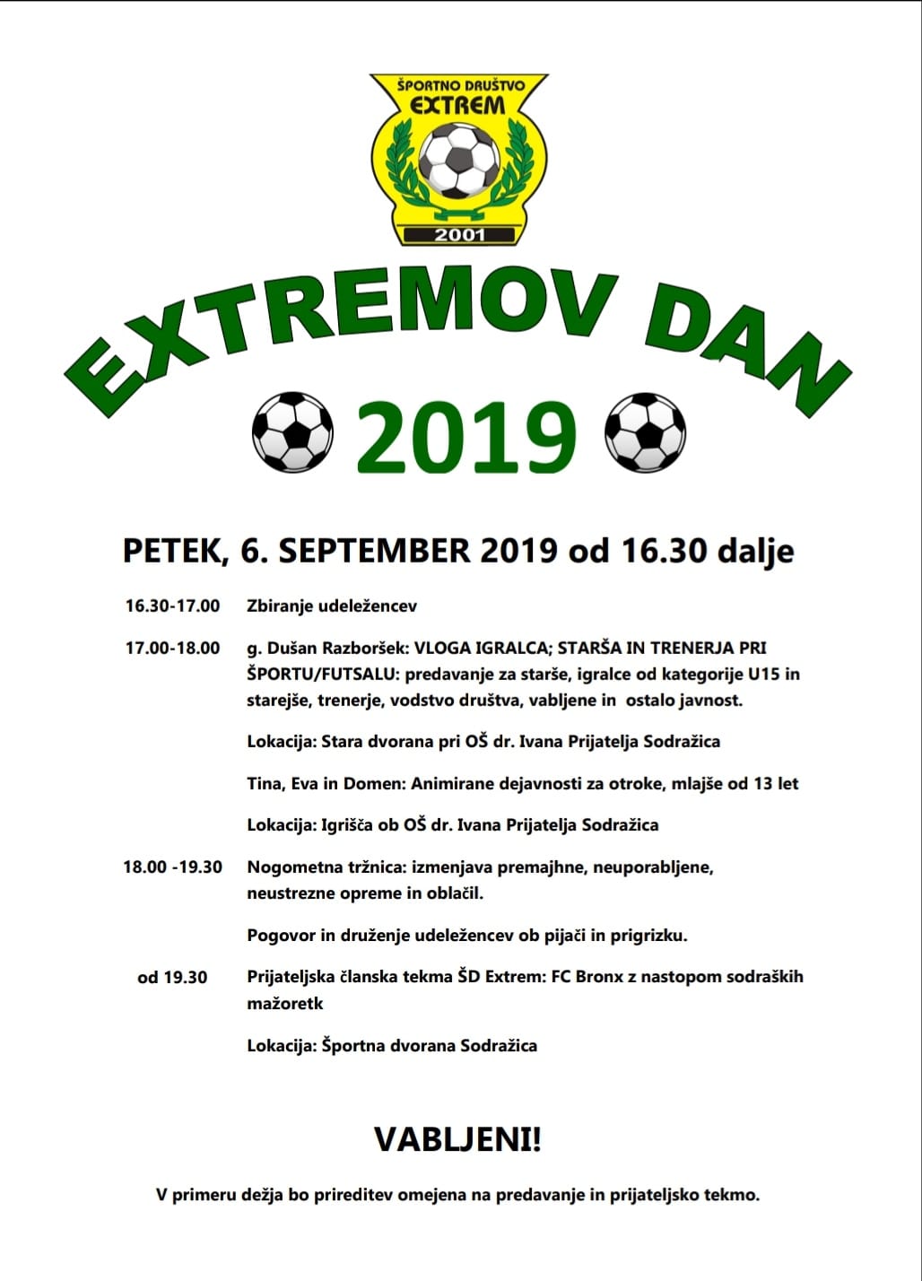 Extremov dan 2019