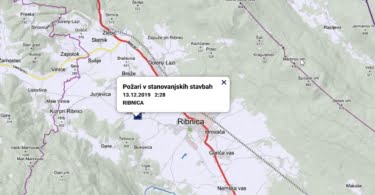 Požar v stanovanjski stavbi v Sajevcu, 13.12.2019