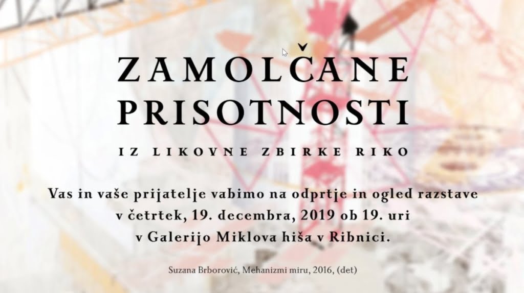 Zamolčane prisotnosti - Likovna zbirka Riko