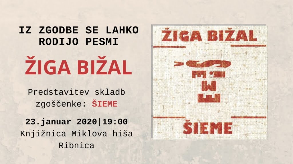 Predstavitev zgoščenke Žige Bižala